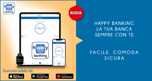 Immagine prodotto Nuova APP Happy Banking