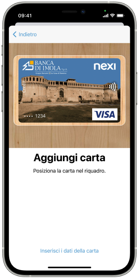 APPLE PAY Banca di Imola